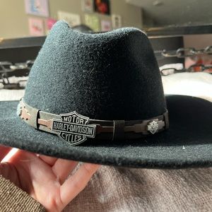 Vintage Harley Davidson cowboy hat